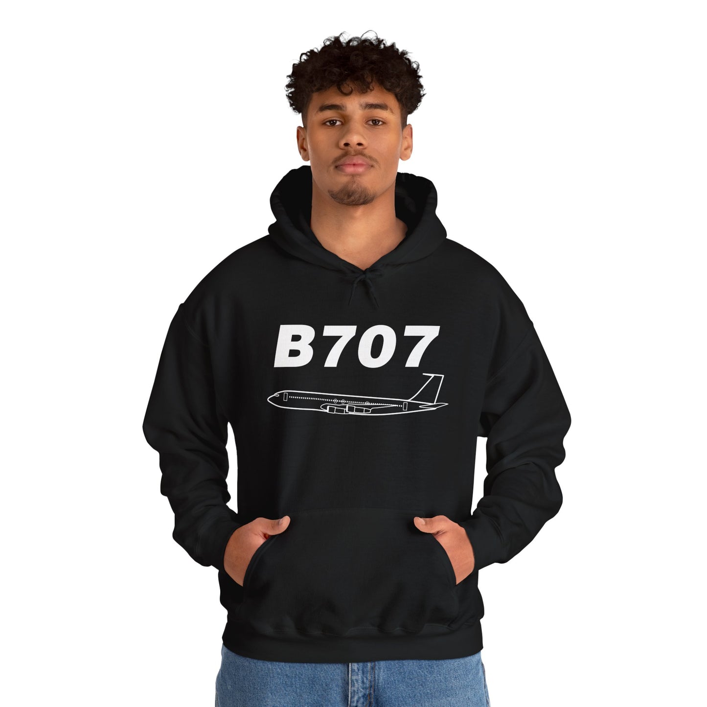 Boeing 707 Outline Hoodie
