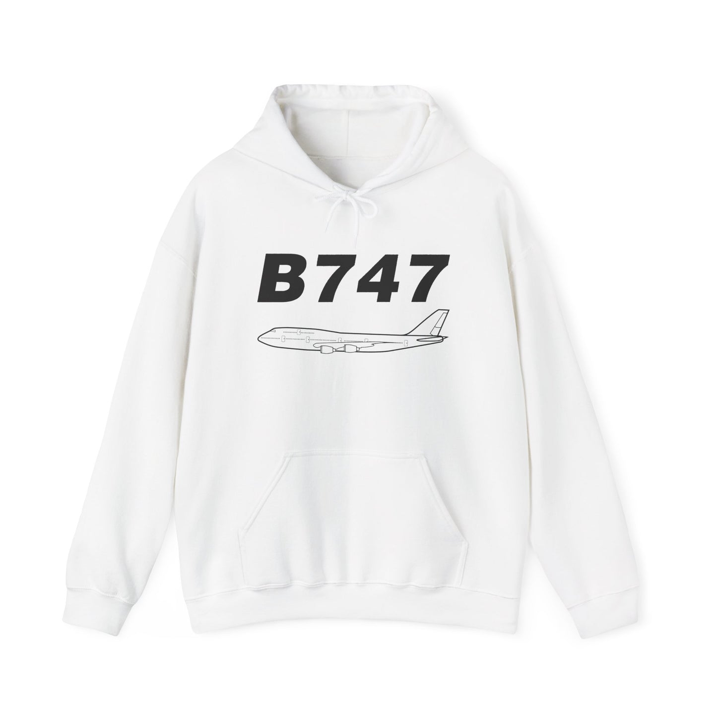 Boeing 747 Outline Hoodie