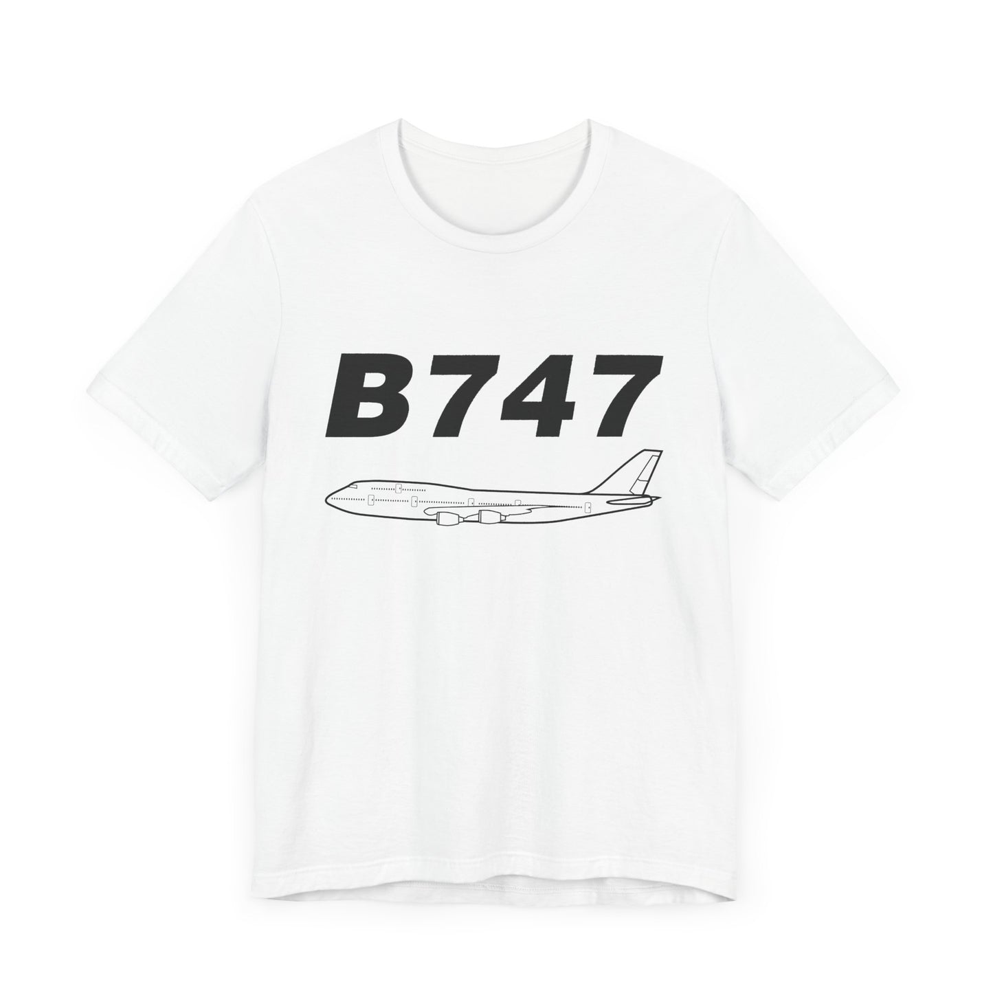 Boeing 747 Umriss T-Shirt