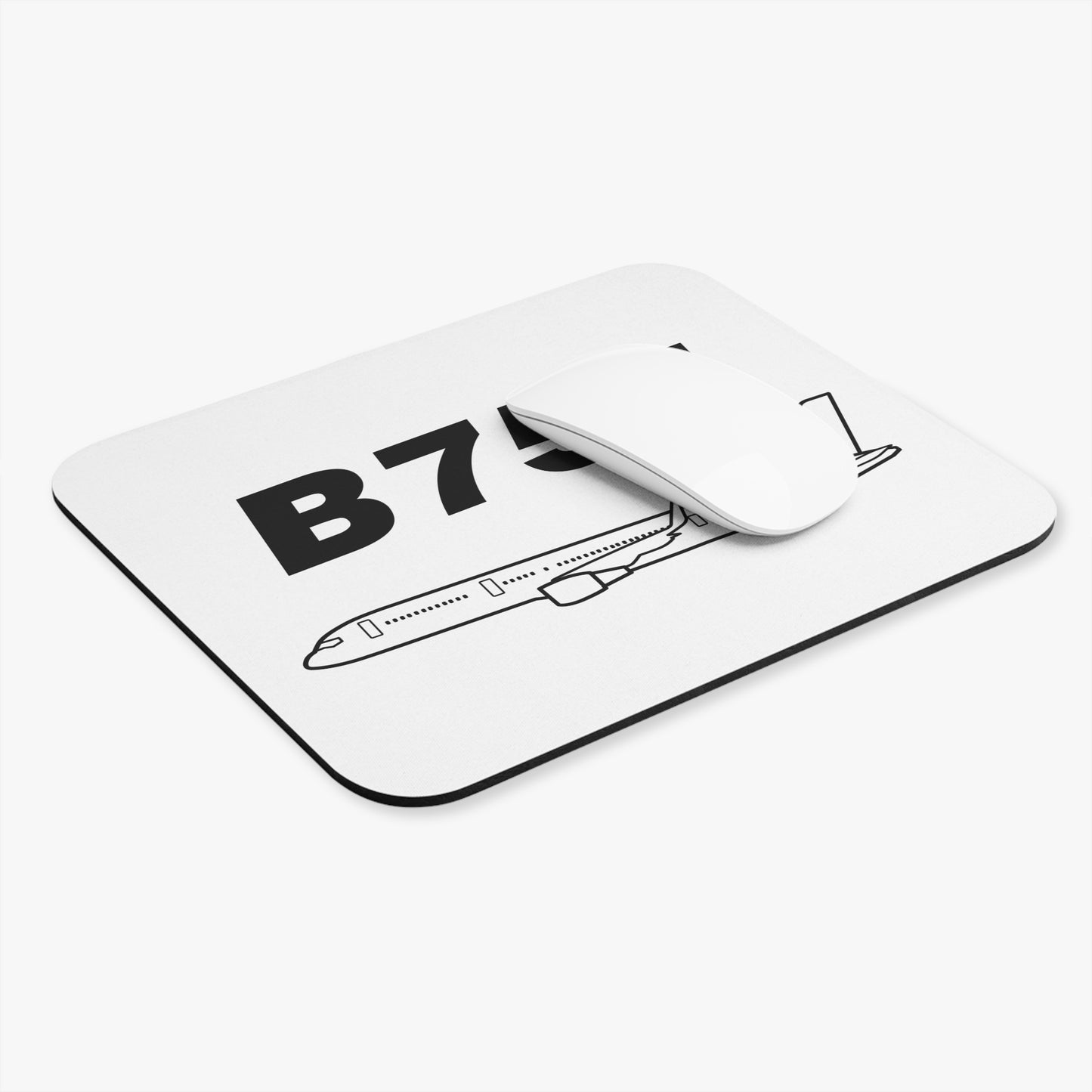 Boeing 757 Outline Mousepad