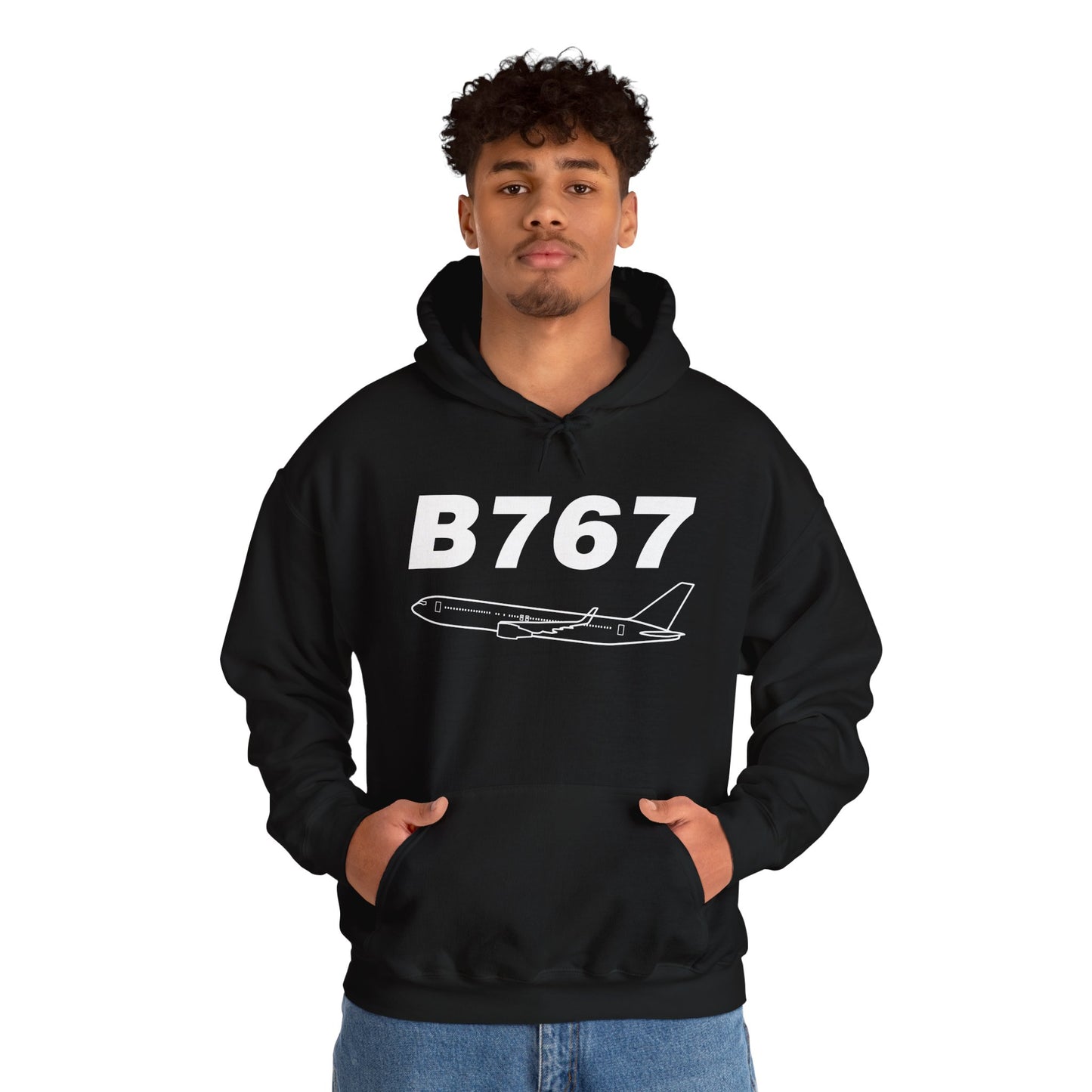 Boeing 767 Outline Hoodie