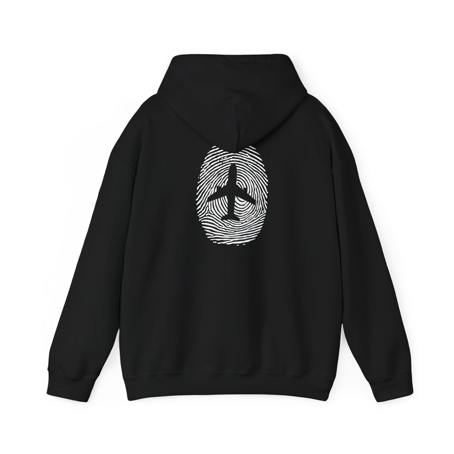 Airplane Fingerprint Hoodie