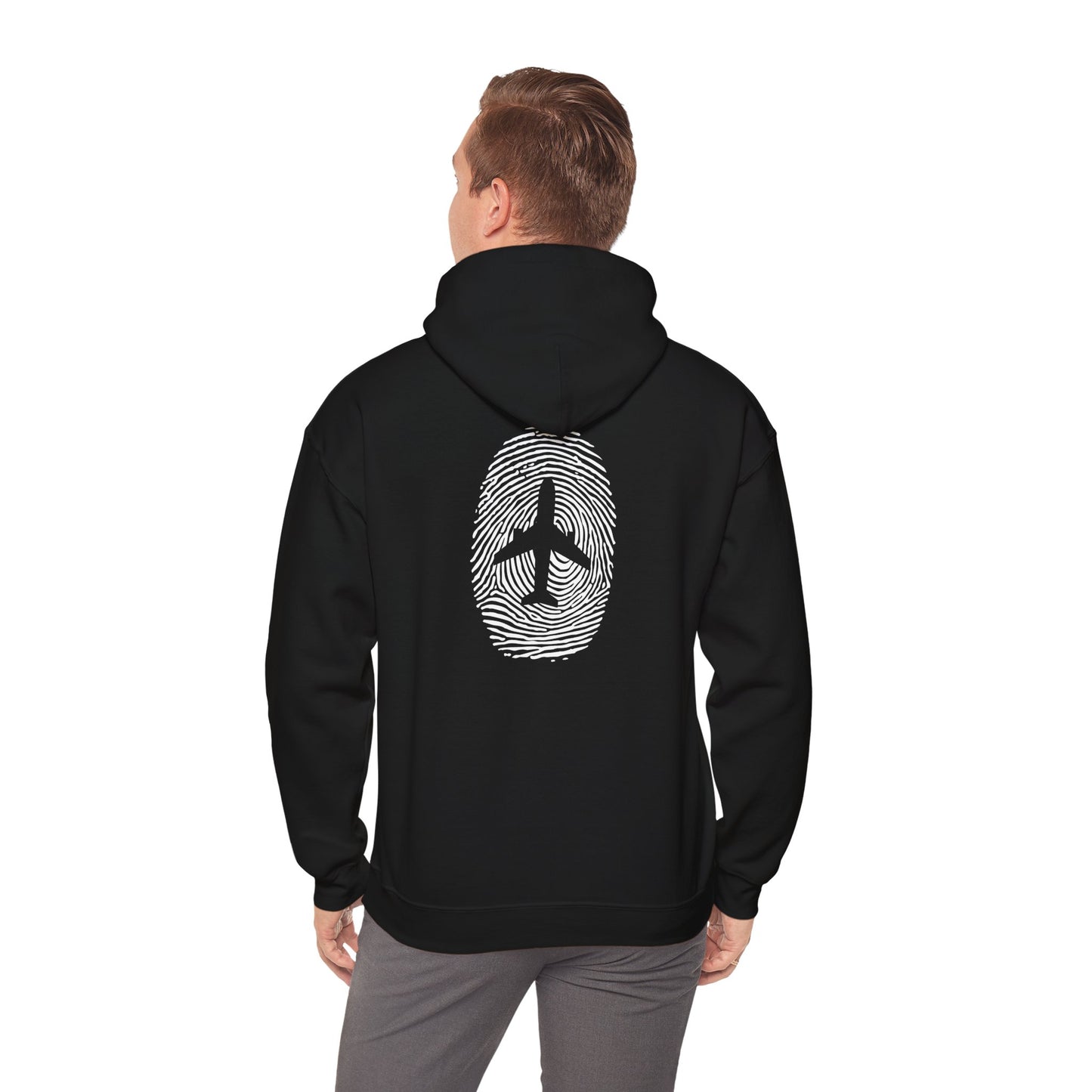Airplane Fingerprint Hoodie