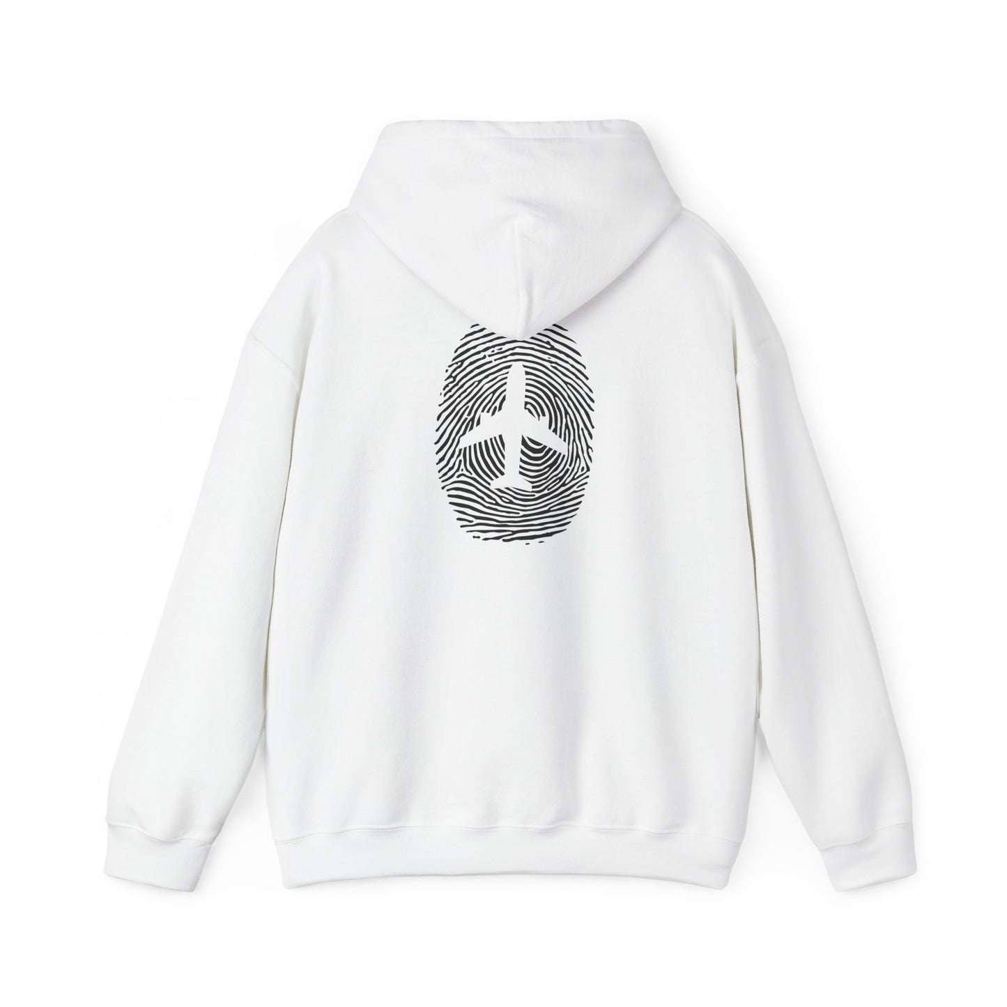 Airplane Fingerprint Hoodie