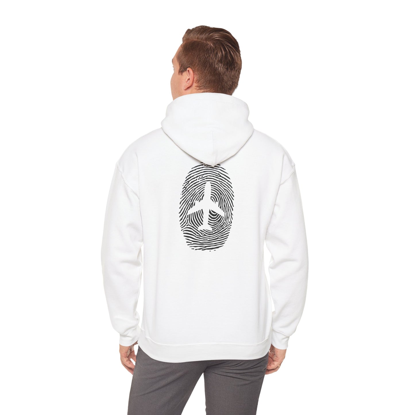 Airplane Fingerprint Hoodie