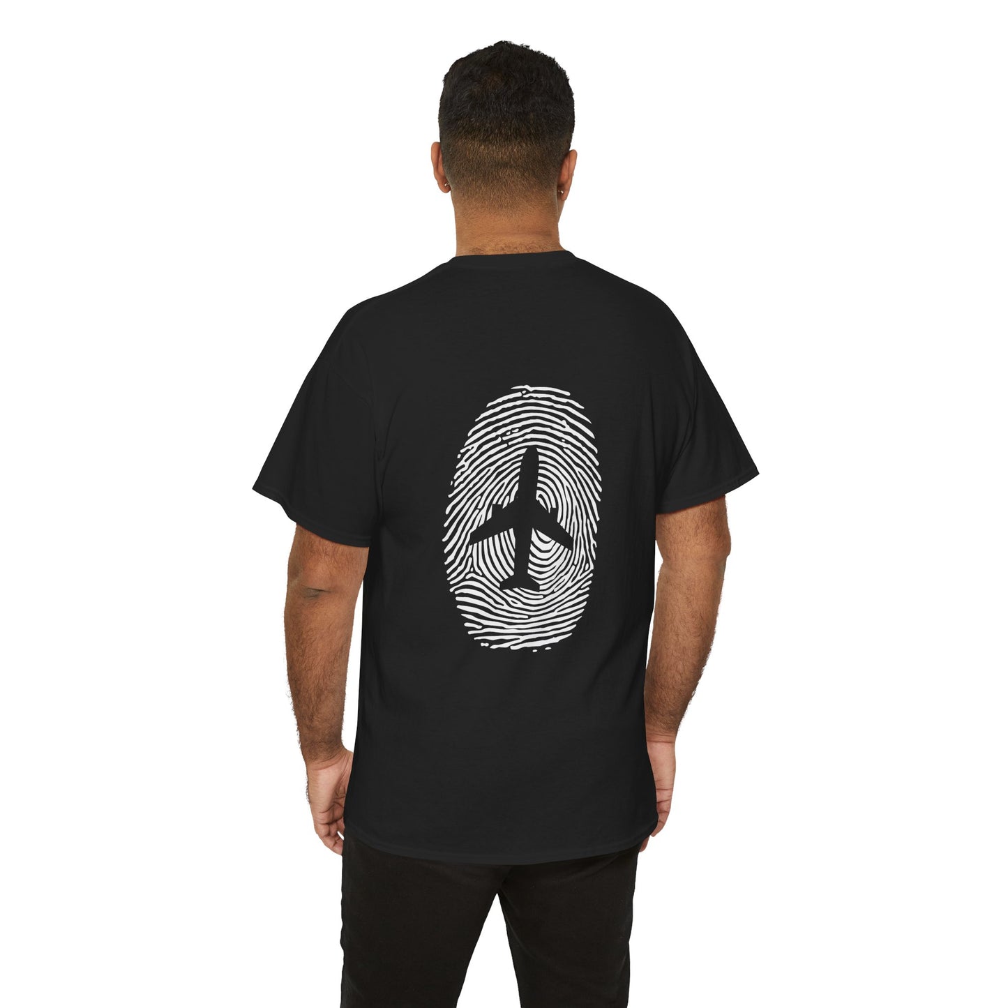 Airplane Fingerprint T-shirt