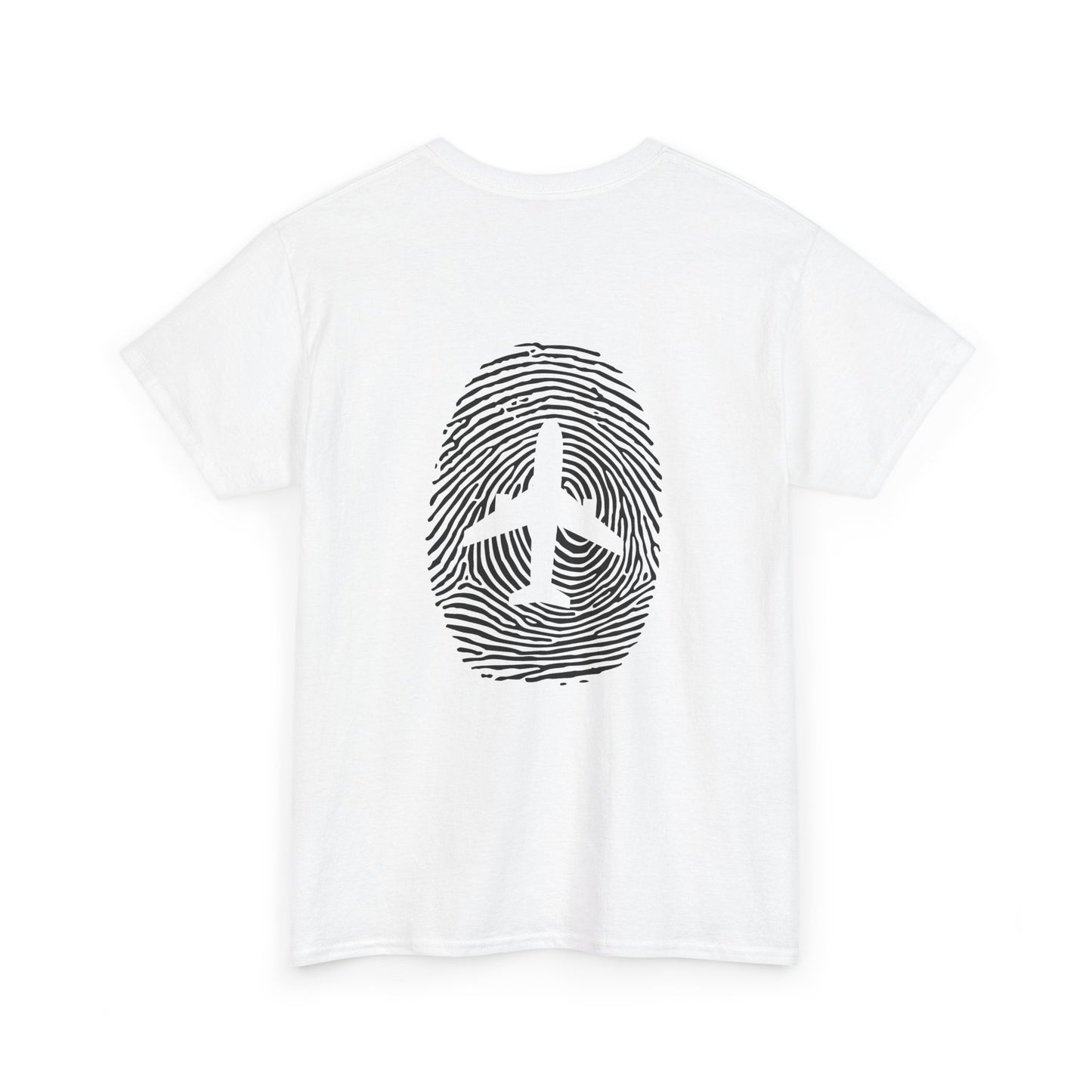 Airplane Fingerprint T-shirt