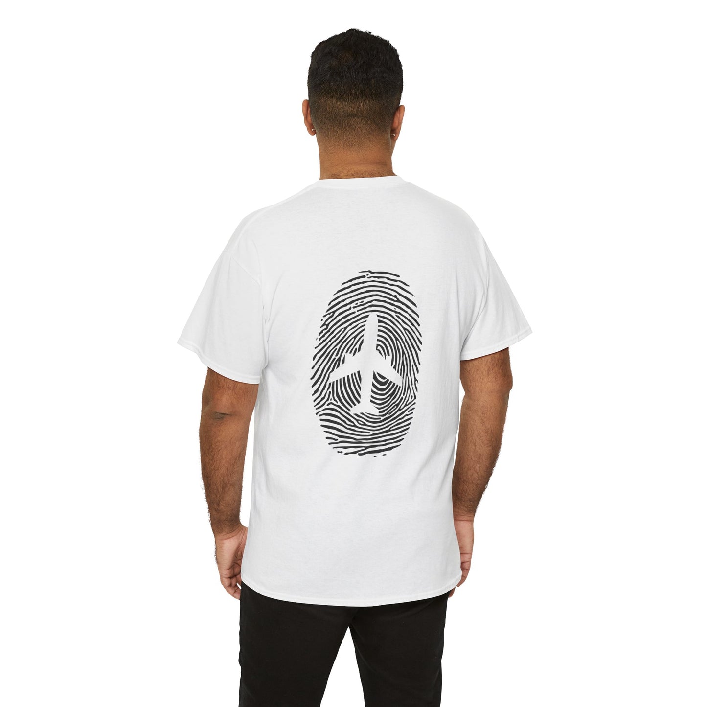 Airplane Fingerprint T-shirt