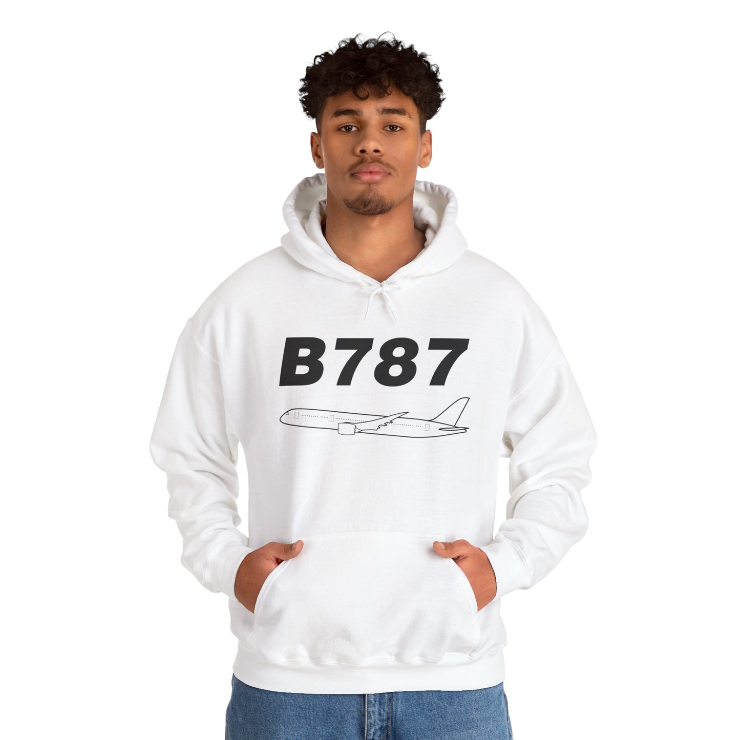 Boeing 787 Outline Hoodie