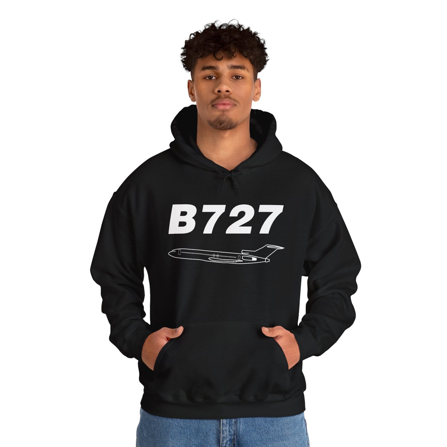 Boeing 727 Outline Hoodie