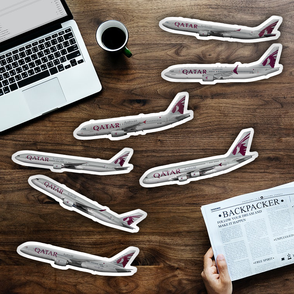 Qatar Airways Sticker Set