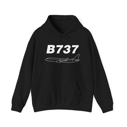 Boeing 737 Outline Hoodie