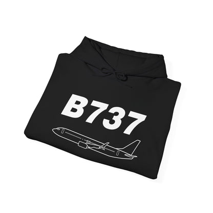 Boeing 737 Outline Hoodie