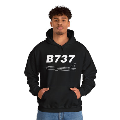 Boeing 737 Outline Hoodie