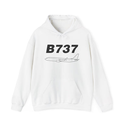 Boeing 737 Outline Hoodie
