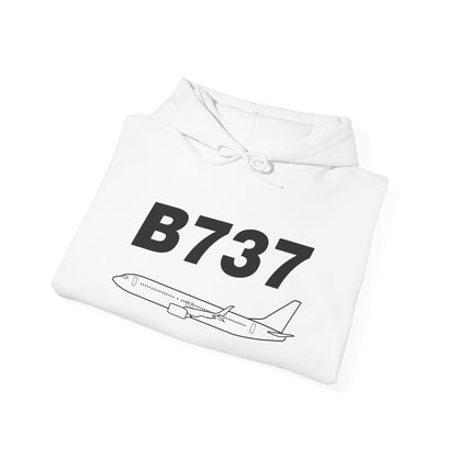 Boeing 737 Outline Hoodie