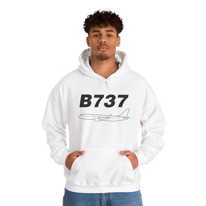 Boeing 737 Outline Hoodie