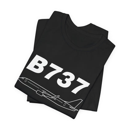 Boeing 737 Outline T-Shirt