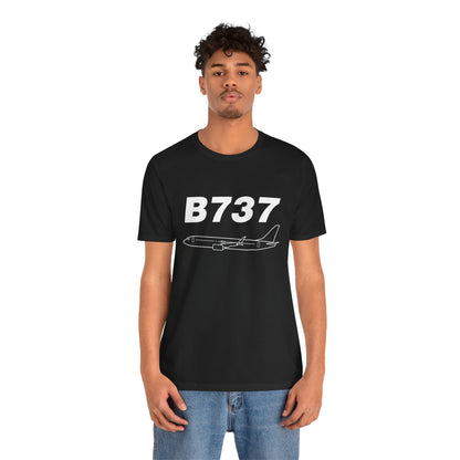 Boeing 737 Outline T-Shirt