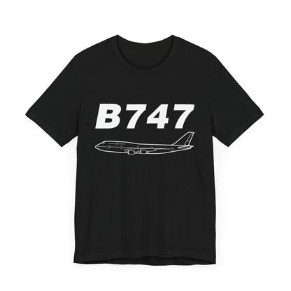 Boeing 747 Outline T-Shirt