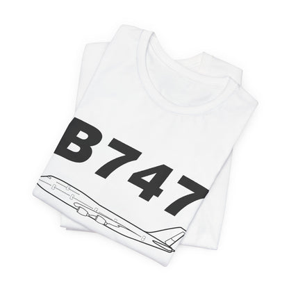 Boeing 747 Outline T-Shirt