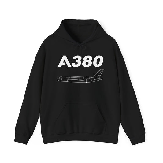 A380 Outline Hoodie