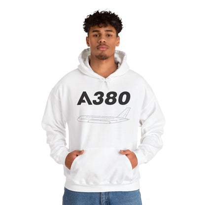 A380 Outline Hoodie
