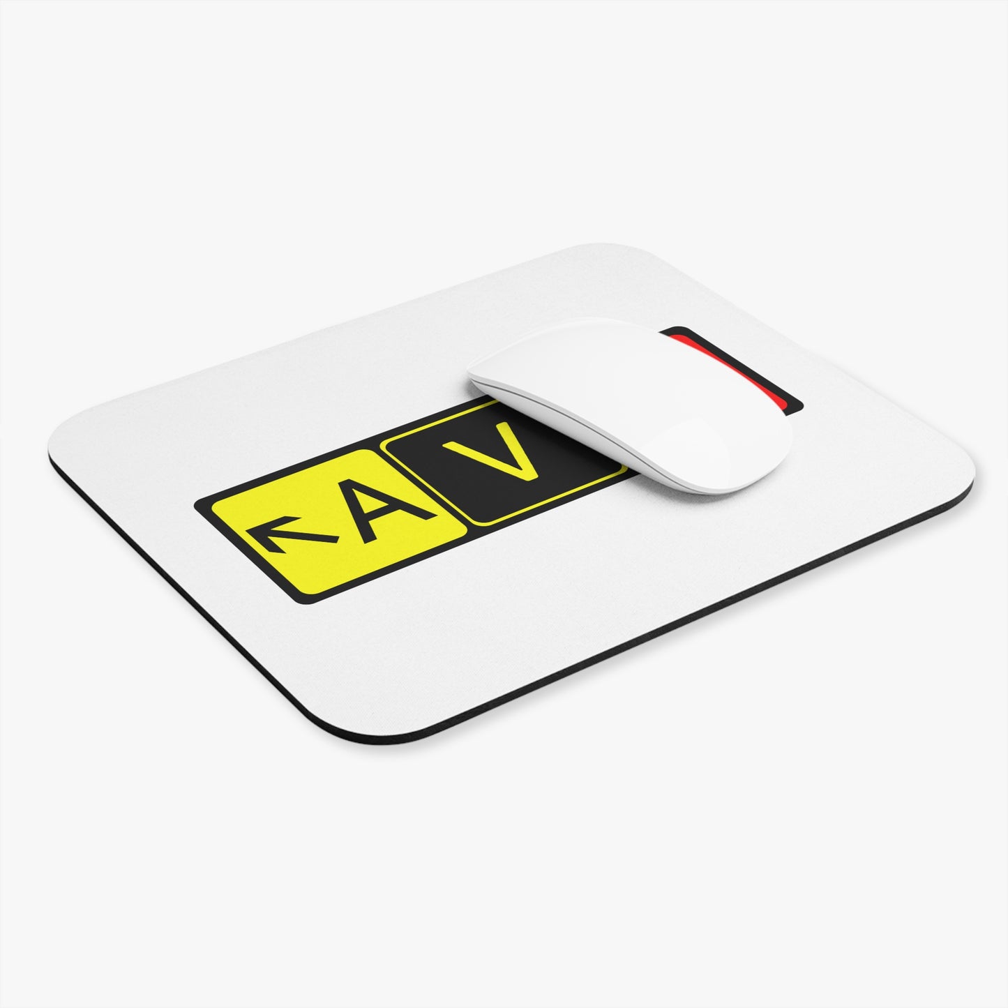 AV8R Airport Taxiway Sign Mousepad