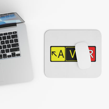 AV8R Airport Taxiway Sign Mousepad