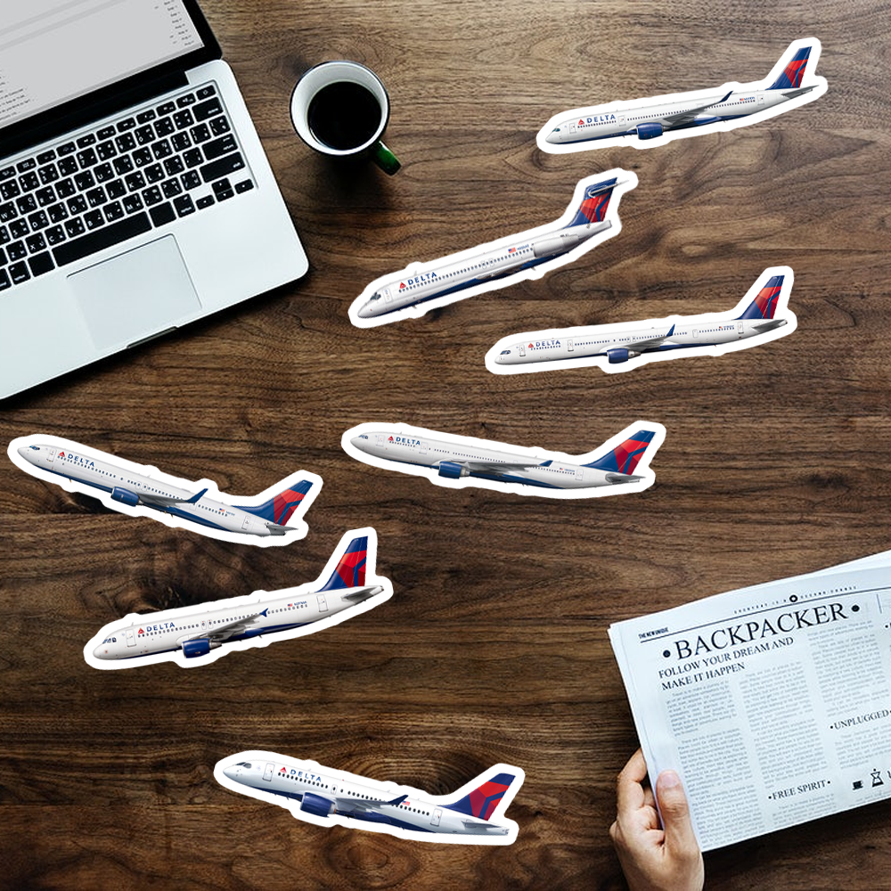 Delta Airlines Sticker Pack