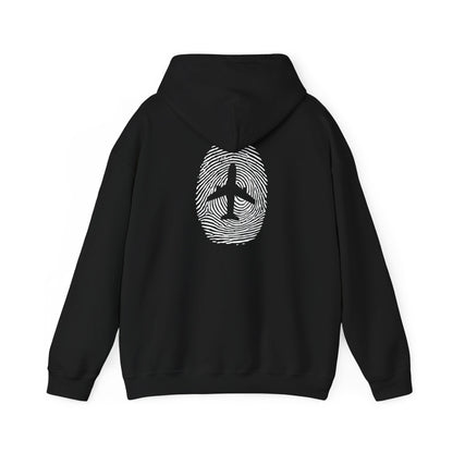Airplane Fingerprint Hoodie