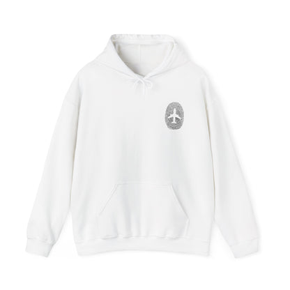 Airplane Fingerprint Hoodie