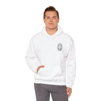 Airplane Fingerprint Hoodie