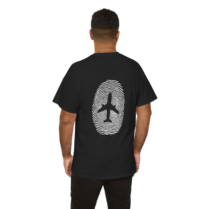 Airplane Fingerprint T-shirt