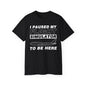 "I Paused My Flight Simulator To Be Here" Funny Aviation T-Shirt