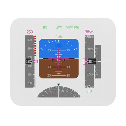 737 Primary Flight Display Mousepad