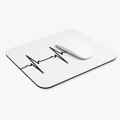 Airplane Heart Monitor Mousepad