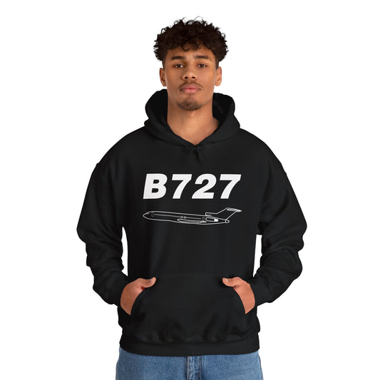 Boeing 727 Outline Hoodie