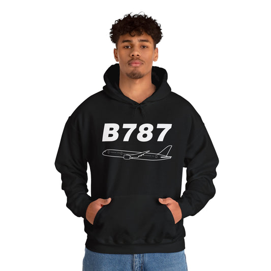 Boeing 787 Outline Hoodie