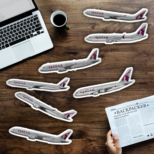 Qatar Airways Sticker Set