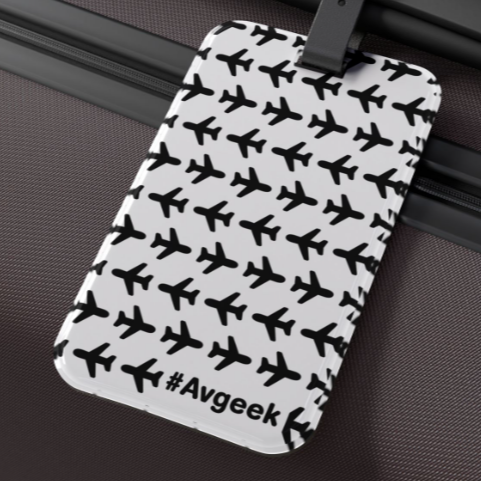 #Avgeek Luggage Tag