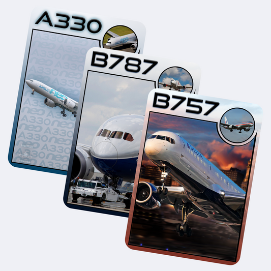 2024 - Commercial Airplane Trading Card pack - Retired Product