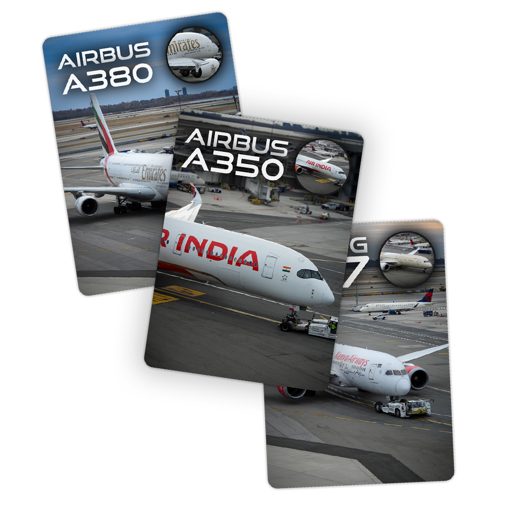Airplane Trading Card Pack –  Collectible Aviation Cards