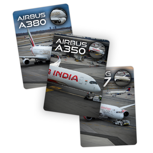 Airplane Trading Card Pack –  Collectible Aviation Cards