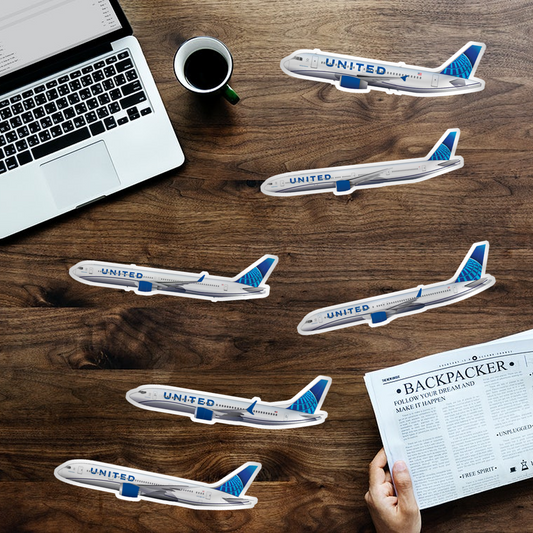 United Airlines Sticker Set